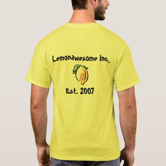 Lemon's Shirt (Achterkant)
