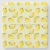 Lemons Stenen Onderzetter (Voorkant)