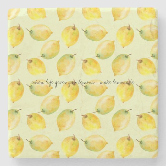 Lemons Stenen Onderzetter (Voorkant)