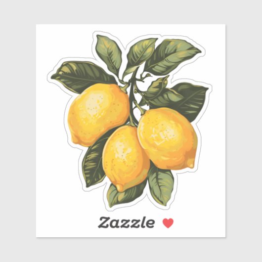  Lemons Sticker (Vel)