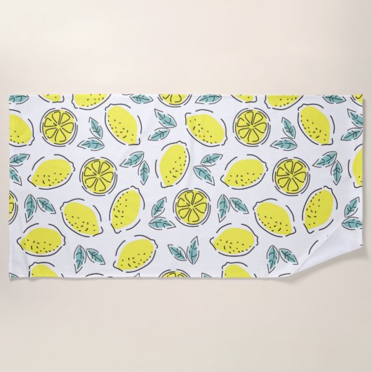 Lemons Strandlaken (Voorkant)