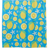 Lemons Sunshine Citrus Fruit Douchegordijn (Voorkant)