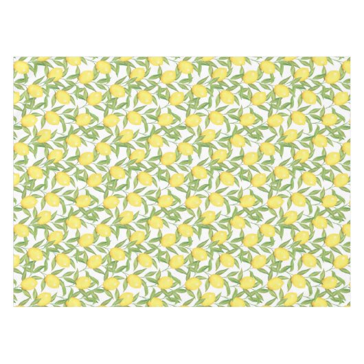 Lemons Tablecloth Tafelkleed (Voorkant (Horizontaal))