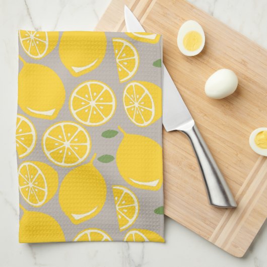 Lemons Theedoek (Quarter Fold)