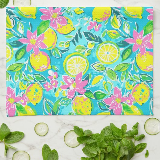 Lemons Theedoek (Gevouwen)