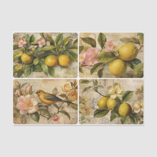 Lemons Tissuepapier (Voorkant)