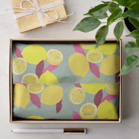 Lemons Tissuepapier (Geschenk)