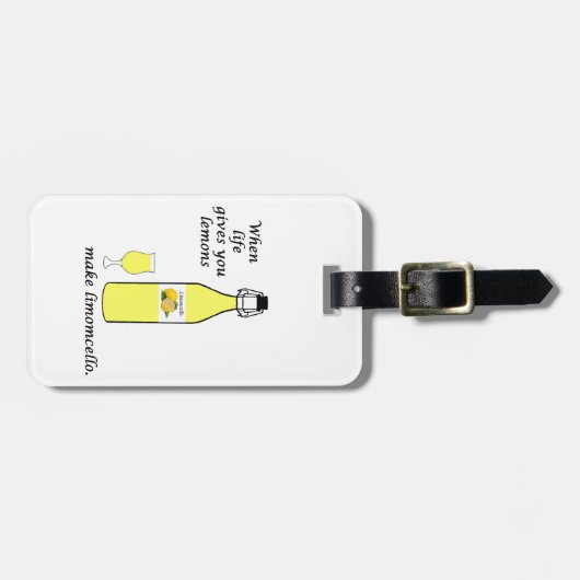 Lemons to Limoncello Bagagelabel (Voorkant horizontaal)