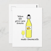 Lemons to Limoncello Briefkaart (Voorkant / Achterkant)