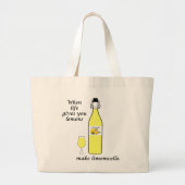 Lemons to Limoncello Grote Tote Bag (Voorkant)