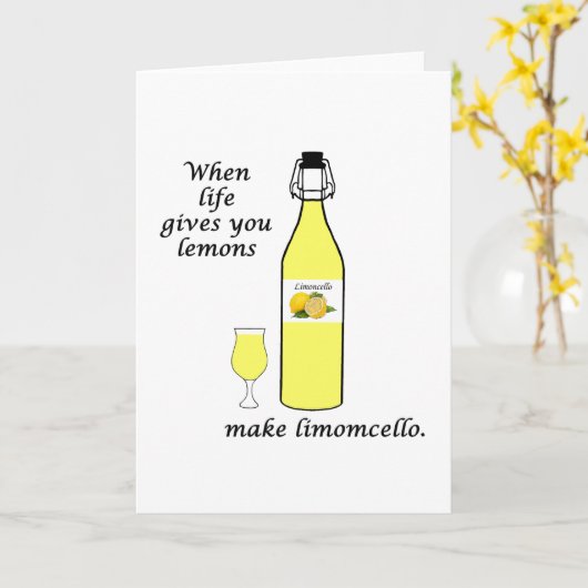 Lemons to Limoncello Kaart (Gele Bloem)