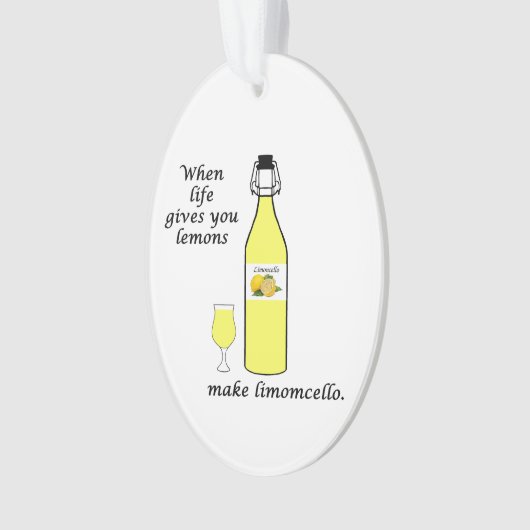 Lemons to Limoncello Ornament (voorkant)