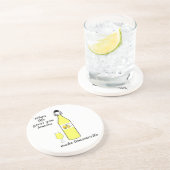 Lemons to Limoncello Zandsteen Onderzetter (Zijkant)