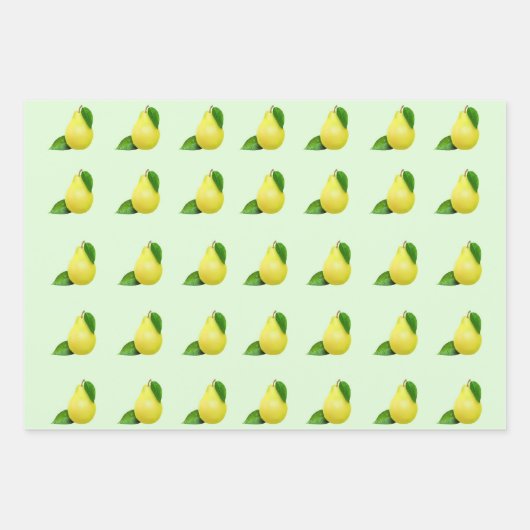 Lemons Triple Pack Wrapping Paper (Voorkant)