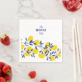 Lemons Tropische Middellandse Zee Toscaan Servet (Insitu)