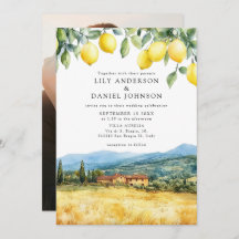 Lemons Tuscan Scene Italy Photo Wedding