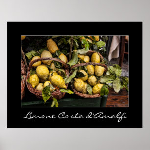 Lemons van het Italiaanse restaurant voor de Itali Poster