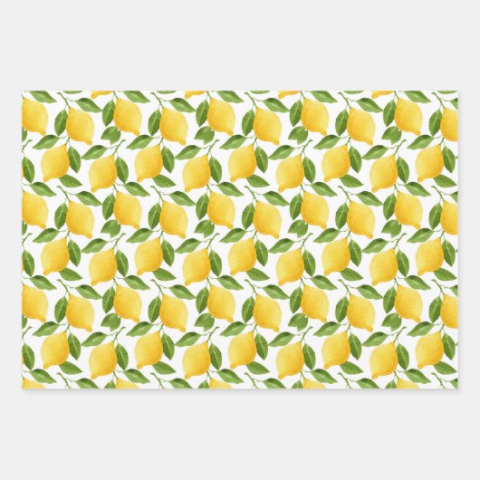 Lemons verpakkingspapier inpakpapier vel (Voorkant 3)