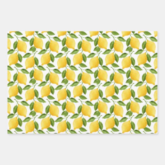 Lemons verpakkingspapier inpakpapier vel (Voorkant 2)