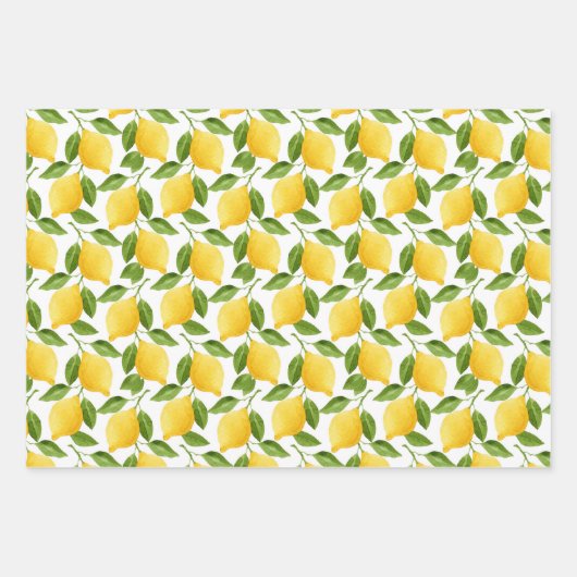 Lemons verpakkingspapier inpakpapier vel (Voorkant)