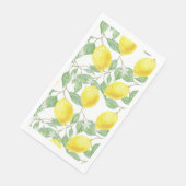 Lemons voor wijnontwerp servet (Hoek)