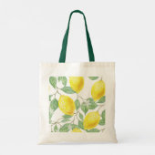 Lemons voor wijnontwerp tote bag (Achterkant)