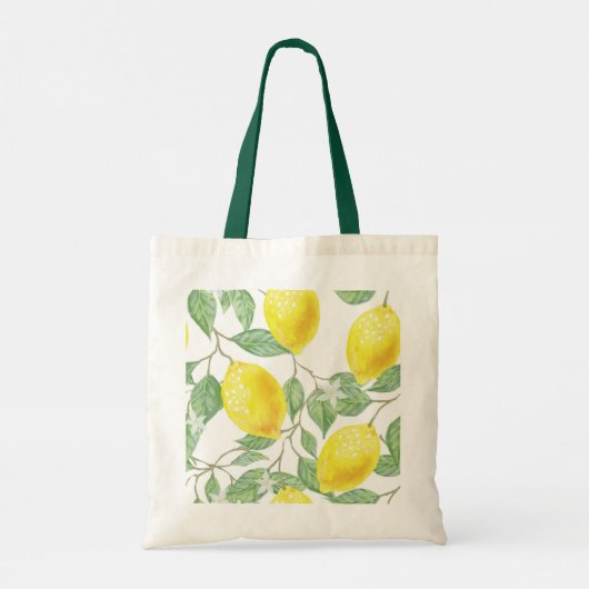 Lemons voor wijnontwerp tote bag (Achterkant)
