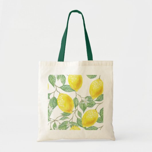 Lemons voor wijnontwerp tote bag (Voorkant)