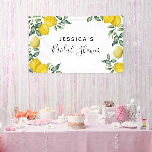 Lemons Vrijgezellenfeest Backdrop Decor Spandoek (Feest)