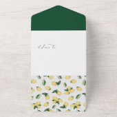 Lemons Vrijgezellenfeest Recipe Kaart Scheur van U (Buitenkant)