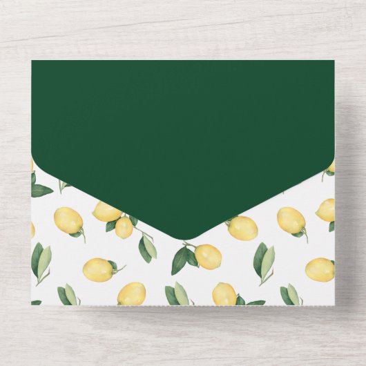 Lemons Vrijgezellenfeest Recipe Kaart Scheur van U (Achterkant)