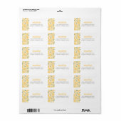 Lemons Vrijgezellenfeest Retour Adres Label (Full Sheet)
