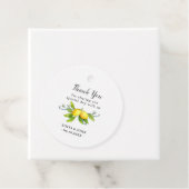  Lemons Wedding Dank je labels (In situ)