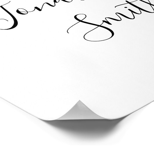 Lemons Wedding Welkomstbord poster (Hoek)