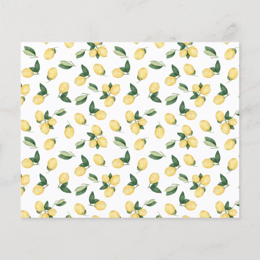 Lemons wenst dat de Snel een kaart wordt van mevro (Achterkant)