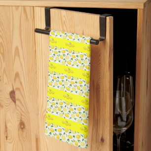 Lemons White Kitchen Hand Towel Theedoek