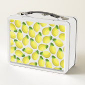 Lemons White Lunch Box (Achterkant)