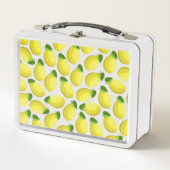 Lemons White Lunch Box (Voorkant)