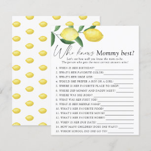 Lemons - Wie weet mama beste spel