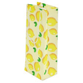 Lemons Wijn of Gift Bag Wijn Cadeautas (Achterkant Gekanteld)