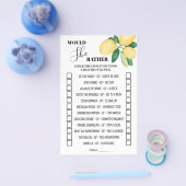 Lemons wil liever Vrijgezellenfeest spel Kaart (Enkel)