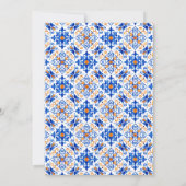 Lemons with Foliage Mediterranean Birthday Bedankkaart (Achterkant)