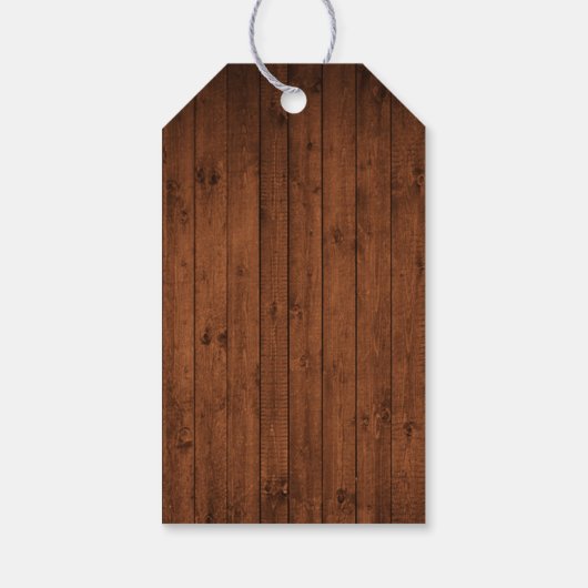 Lemons Wood Limoncello Bruiloft Bedankt Cadeaulabel (Achterkant)