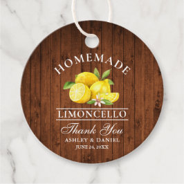 Lemons Wood Limoncello Dank u Labels