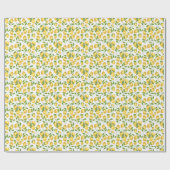 Lemons Wrapping Paper Cadeaupapier (Vlak)