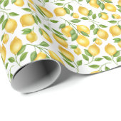 Lemons Wrapping Paper Cadeaupapier (Rol Hoek)