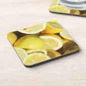 Lemons Yellow Bier Onderzetter (Linkerzijde)