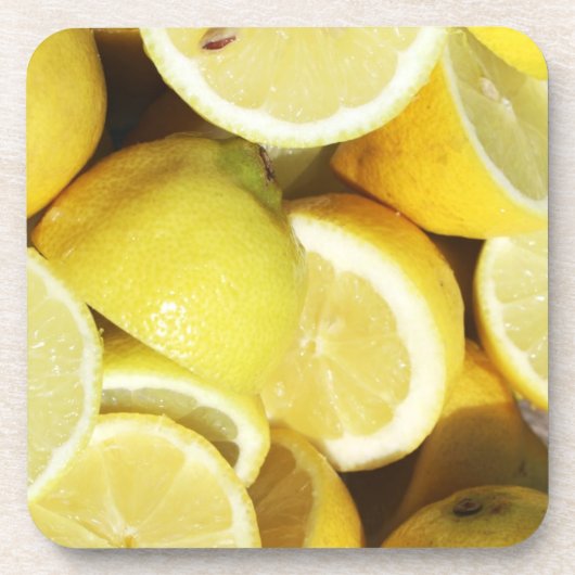 Lemons Yellow Bier Onderzetter (Voorkant)