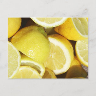 Lemons Yellow Briefkaart