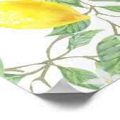 Lemons Yellow Citrus Poster (Hoek)